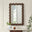 Wiggle Walnut Wood Long Rectangle 120x80cm Wall Mirror