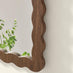 Wiggle Walnut Wood Medium Rectangle 90x60cm Wall Mirror