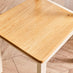 2x Whitby Cream and Oak Solid Wood Dining Chairs