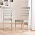 Salcombe Extending Light Grey Wooden Table with 2 Whitby Chairs & 2 Large Benches