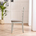 Salcombe Extending Light Grey Wooden Table & 6 Whitby Dining Chairs