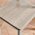Salcombe Extending Light Grey Wooden Table with 2 Whitby Chairs & 1 Small Bench