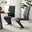2x Willow Black Faux Leather 'Z' Dining Chairs