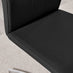 2x Willow Black Faux Leather 'Z' Dining Chairs