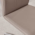 2x Willow Cappuccino Beige Faux Leather 'Z' Dining Chairs