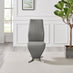 2x Willow Grey Faux Leather 'Z' Dining Chairs