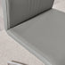 2x Willow Grey Faux Leather 'Z' Dining Chairs