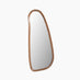 Yomi Walnut Wood Large 120x50cm Pebble Wall Mirror