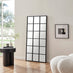 Yoko Black Rectangular Large Window Mirror