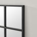 Yoko Black Rectangular Large Window Mirror