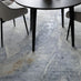 Zephyr Blue Metallic Lustre Rug 200x290