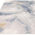 Zephyr Blue Metallic Lustre Rug 120x170