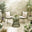 Zuma Green Metal & Rattan 2 Seat Garden Bistro Set