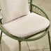 Zuma Green Metal & Rattan 2 Seat Garden Bistro Set