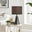 Zoe Black and Gold Metal Table Lamp
