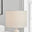 Zoe White and Gold Metal Table Lamp