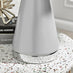 Zoe Grey and Silver Metal Table Lamp