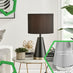 Zoe Black and Gold Metal Table Lamp