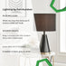 Zoe Black and Gold Metal Table Lamp