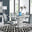 Arezzo Large Extending Dining Table and 6 Grey Lorenzo Chairs