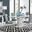 Arezzo Large Extending Dining Table and 6 Grey Milan Chairs