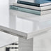 Arezzo Large Extending Dining Table and 6 Grey Pesaro Silver Leg Chairs