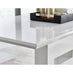 Arezzo Large Extending Dining Table and 8 Grey Velvet Milan Black Leg Chairs