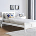 Azure White Solid Pine Single Bed Frame + Windsor Mattress