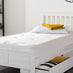 Azure White Solid Pine Single Bed Frame + Windsor Mattress + 2 Drawers