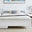 Azure White Solid Pine King Bed Frame + 2 Drawers