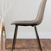 LIRA 100 Extending Dining Table and 4 Cappuccino Corona Silver Leg Chairs