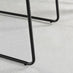 2x Halle Taupe Fabric Dining Chairs Black Legs