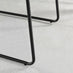 2x Halle Taupe Fabric Dining Chairs Black Legs