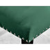 Kylo Brown Wood Effect Dining Table & 6 Green Belgravia Black Leg Chairs
