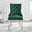 2x Belgravia Green Velvet Knockerback Dining Chairs Silver Legs