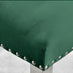 2x Belgravia Green Velvet Knockerback Dining Chairs Silver Legs