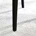 Giovani 6 Grey Dining Table & 6 Grey Belgravia Black Leg Chairs