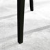 Elina White Marble Effect Round Dining Table & 2 Grey Belgravia Black Leg Chairs