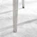 Skye Rectangular White Marble Effect Dining Table & 6 Grey Velvet Belgravia Chairs