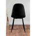 Kylo Brown Wood Effect Dining Table & 6 Black Corona Black Leg Chairs