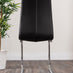 Selina Round Dining Table and 4 Black Murano Chairs