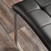 Selina Round Dining Table and 4 Black Murano Chairs