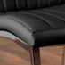 Giovani 6 Grey Dining Table & 6 Black Isco Chairs