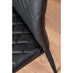 Novara Black Leg 120cm Round Glass Dining Table & 6 Black Milan Black Leg Chairs