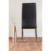 Imperia Black High Gloss Dining Table And 6 Black Milan Dining Chairs Set