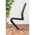 Imperia Black High Gloss Dining Table And 6 Black Luxury Willow Dining Chairs Set