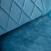 Adley Grey Concrete Effect Storage Dining Table & 4 Blue Pesaro Black Leg Chairs