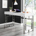Cambridge White High Gloss 1 Drawer Dresser Desk