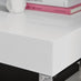 Cambridge White High Gloss 1 Drawer Dresser Desk