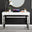 Cambridge White High Gloss 1 Drawer Dresser Desk